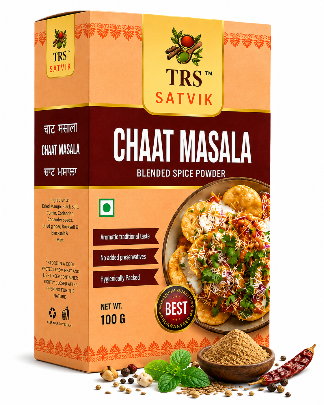 TRS Satvik Chaat Masala (100gm)