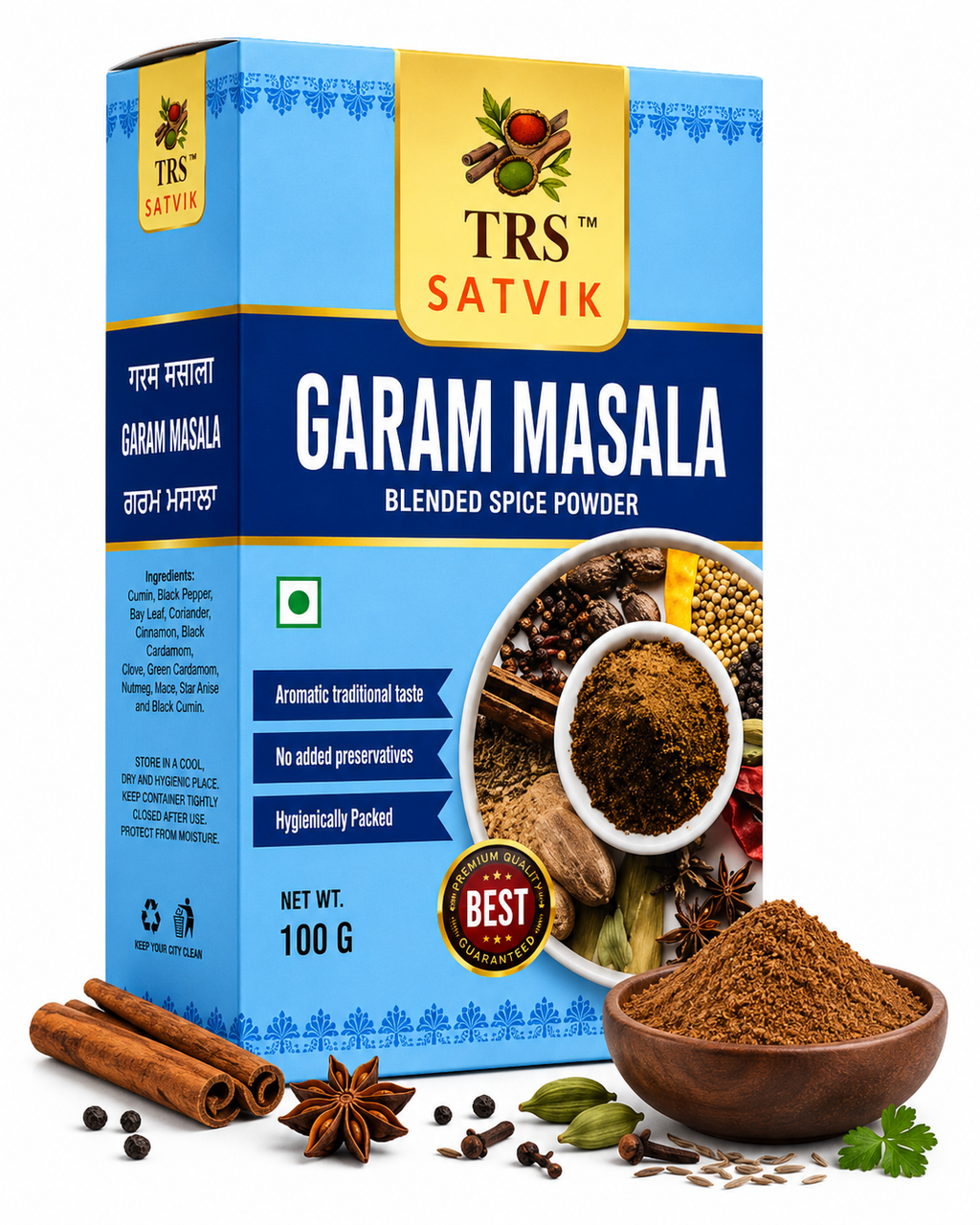 TRS Satvik Garam Masala (100gm)