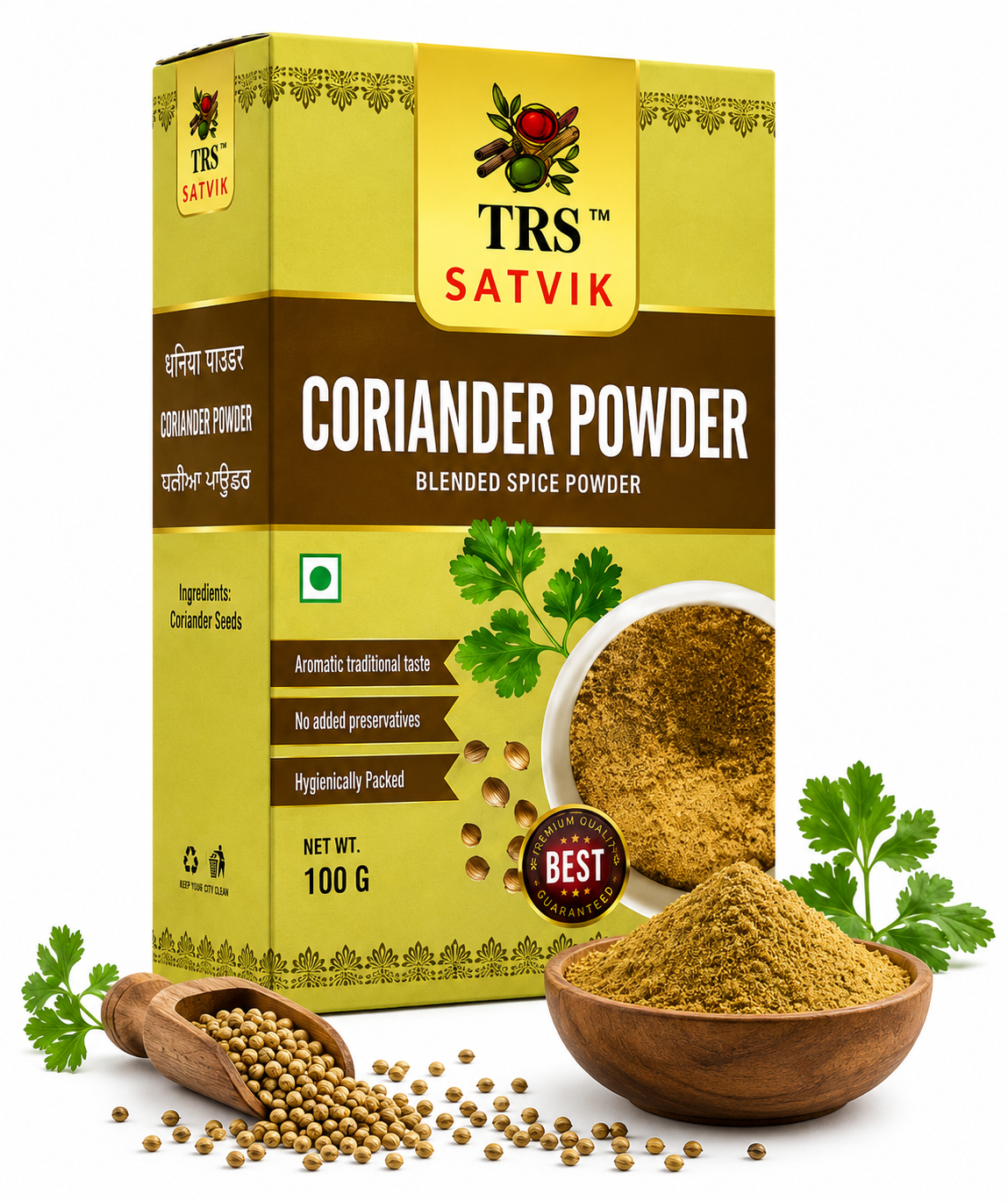 TRS Satvik Dhaniya Powder (Coriander Powder) (100gm)