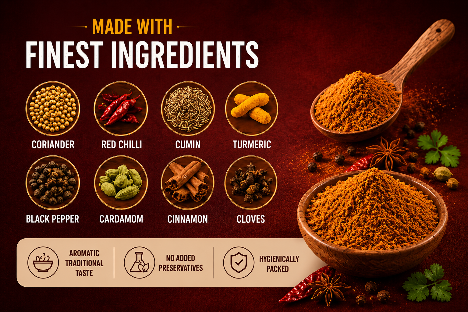 TRS Satvik Chicken Masala (100gm)