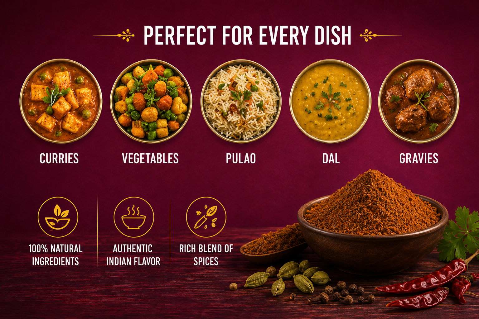 TRS Satvik Kitchen King Masala (100gm)