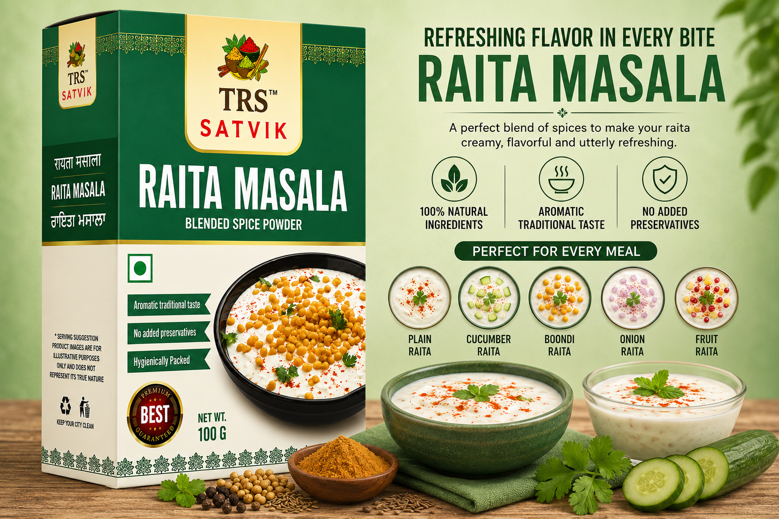 TRS Satvik Raita Masala (100gm)