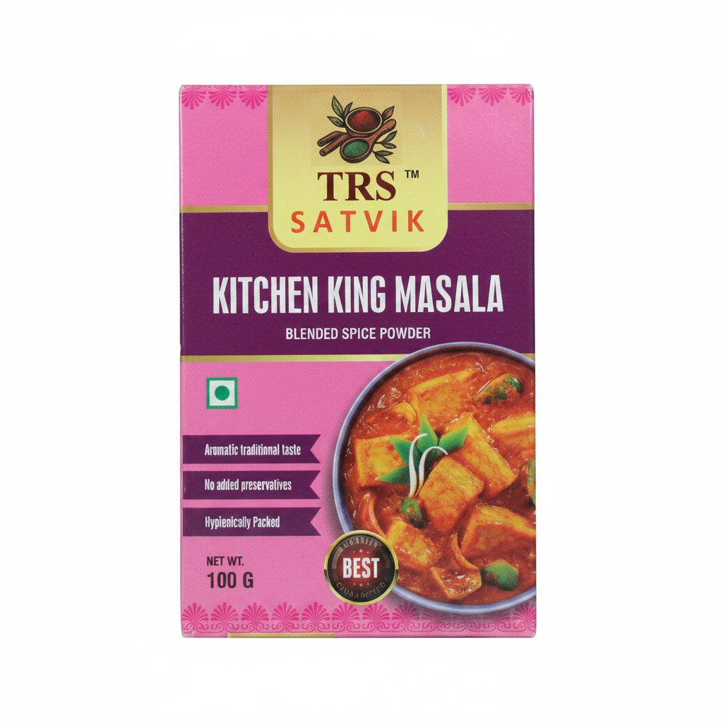 TRS Satvik Kitchen King Masala - Front View